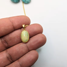 Load image into Gallery viewer, PREMIUM COLLECTION - Australian White Precious Opal pendant 18k Yellow gold
