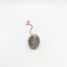 Load image into Gallery viewer, PREMIUM COLLECTION - Natural Yellow Sapphire ring / Silver and Gold ring