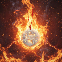 Load image into Gallery viewer, Jade Healing Pendant - Dragon Wealth Coin Year 2024