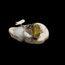 Load image into Gallery viewer, Amber Silver ring