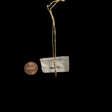 Load image into Gallery viewer, Cross Pendant with Diamond - 14k Yellow Gold