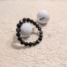 Load image into Gallery viewer, Onyx Bracelet / Silver Onyx / Rare stone/ Grade AAA