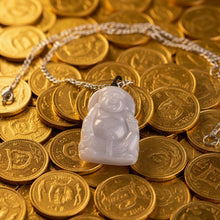 Load image into Gallery viewer, Jade Healing Pendant - Caishen God of Wealth Green Jade YEAR 2026