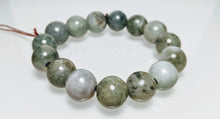 Load image into Gallery viewer, Jade Bracelet, Green to white Jade, natural Color Jade