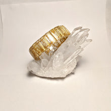 Load image into Gallery viewer, PREMIUM COLLECTION - Golden Rutilated Quartz CUFF Bracelet