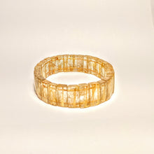 Load image into Gallery viewer, PREMIUM COLLECTION - Golden Rutilated Quartz CUFF Bracelet