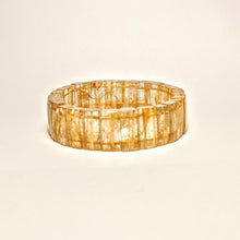 Load image into Gallery viewer, PREMIUM COLLECTION - Golden Rutilated Quartz CUFF Bracelet