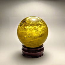 Load image into Gallery viewer, Crystal collection - Citrine sphere / Golden Citrine on stand