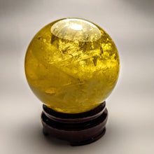 Load image into Gallery viewer, Crystal collection - Citrine sphere / Golden Citrine on stand