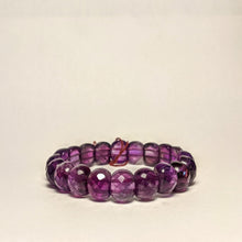 Load image into Gallery viewer, Amethyst bracelet -  Gem cut natural Royal Amethyst