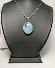 Load image into Gallery viewer, Aquamarine Pendant - Silver casing