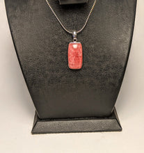 Load image into Gallery viewer, Rhodochrosite pendant -Silver casing