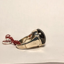 Load image into Gallery viewer, Star Black Sapphire/ Golden Sapphire ring/ Star Sapphire