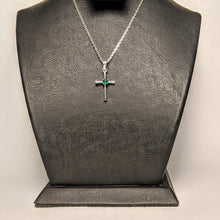 Load image into Gallery viewer, PREMIUM COLLECTION - Natural Emerald Holy Cross Pendant