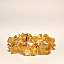 Load image into Gallery viewer, PREMIUM COLLECTION - HIGH FREQUENCY RAW CITRINE BRACELET/ Golden Citrine
