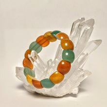 Load image into Gallery viewer, Red and Green Aventurine Bracelet