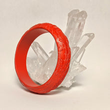 Load image into Gallery viewer, Cinnabar Dragon and Phoenix bangle -AKA  Dragon's blood bracelet