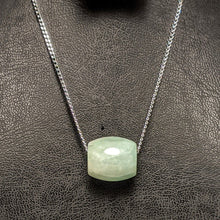 Load image into Gallery viewer, Jade Barrel pendant - green Jade