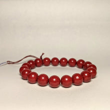 Load image into Gallery viewer, Cinnabar bracelet - AKA  Dragon's blood bracelet - large