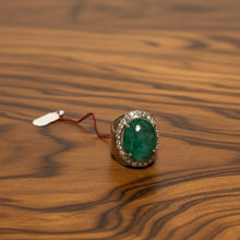 Load image into Gallery viewer, Jade Healing Ring - Imperial Jade Sterling Silver