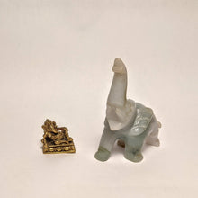 Load image into Gallery viewer, Jade Elephant statute  -Crystal Collection / Handmade