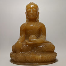 Load image into Gallery viewer, Yellow Jade Buddha statute -  Crystal collection
