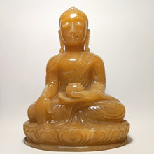 Load image into Gallery viewer, Yellow Jade Buddha statute -  Crystal collection
