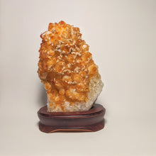 Load image into Gallery viewer, Crystal collection - Citrine Geode on stand / Natural Golden Citrine on stand