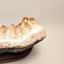 Load image into Gallery viewer, Crystal collection - Citrine Geode on stand / Natural Golden Citrine on stand