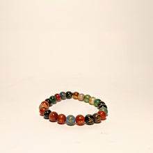 Load image into Gallery viewer, Agate Bracelet - Multi color natural stones