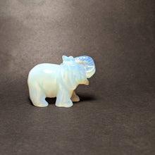 Load image into Gallery viewer, Crystal collection - Opalite Elephant trunk up/ Republican Elephant