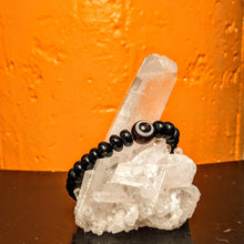 Load image into Gallery viewer, Black and Fire Agate Bracelet