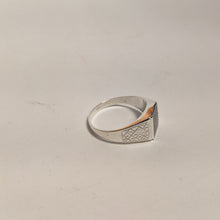 Load image into Gallery viewer, American Onyx ring / Sterling Silver handmade ring