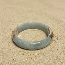Load image into Gallery viewer, Premium Jade Healing Bracelet - Silver Cuff Bangle