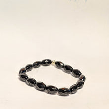 Load image into Gallery viewer, PREMIUM COLLECTION - Black Tourmaline bracelet / 14k yellow Gold bead