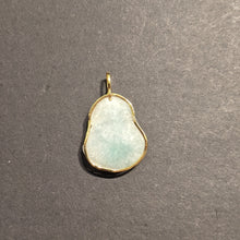 Load image into Gallery viewer, PREMIUM COLLECTION - Jade Buddha 14k yellow gold pendant