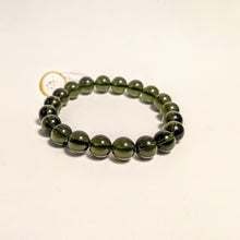 Load image into Gallery viewer, PREMIUM COLLECTION - Natural Moldavite Bracelet / (NOT A FAKE STONE)