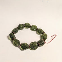 Load image into Gallery viewer, PREMIUM COLLECTION - Natural Moldavite Bracelet / (NOT A FAKE STONE)
