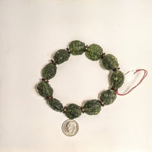 Load image into Gallery viewer, PREMIUM COLLECTION - Natural Moldavite Bracelet / (NOT A FAKE STONE)
