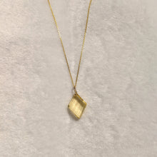 Load image into Gallery viewer, PREMIUM COLLECTION - High frequency Pineapple cut Citrine pendant 14k yellow gold