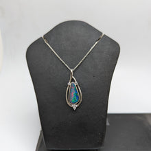 Load image into Gallery viewer, PREMIUM COLLECTION - Australian Black Precious Opal pendant