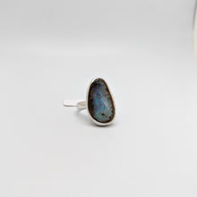 Load image into Gallery viewer, PREMIUM COLLECTION - Australian Black Precious Opal ring