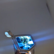 Load image into Gallery viewer, PREMIUM COLLECTION - Natural Blue Sapphire Pendant / Sterling Silver
