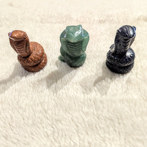 Galaxy stone Snake Statute - Crystal Collection