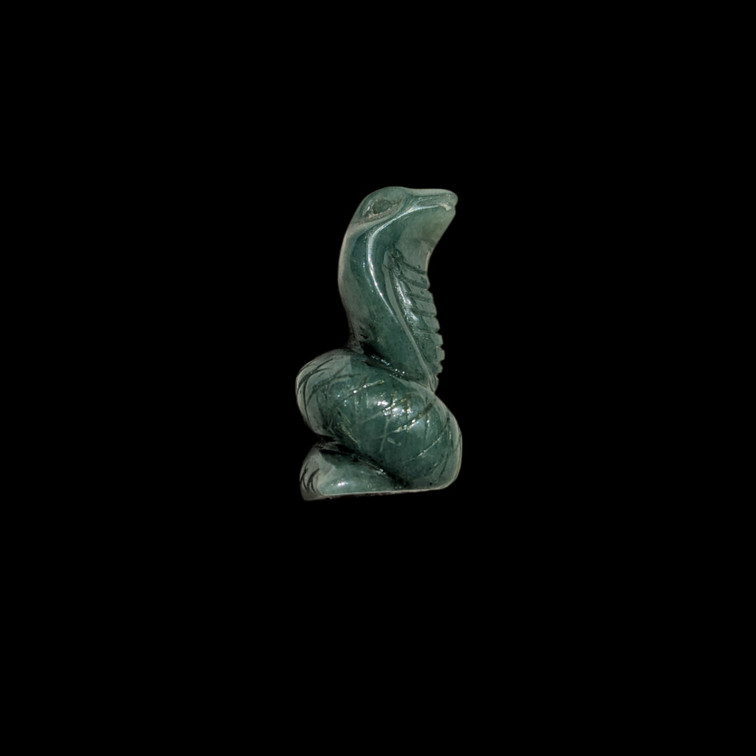 Green Aventurine Snake Statute - Crystal Collection