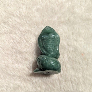 Green Aventurine Snake Statute - Crystal Collection