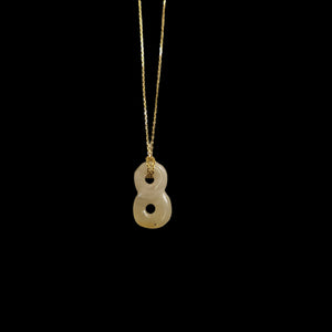 Yellow Jade 8 pendant