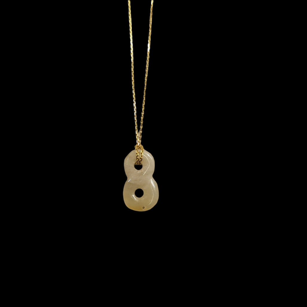 Yellow Jade 8 pendant