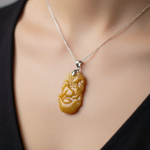 Load image into Gallery viewer, Jade Healing Pendant - Year of the Horse 2026/ Yellow Jade
