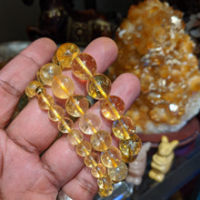 Load image into Gallery viewer, Citrine Bracelet -  natural stones
